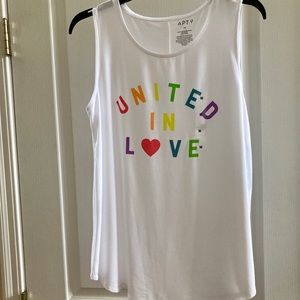 NWT size medium United In Love tank